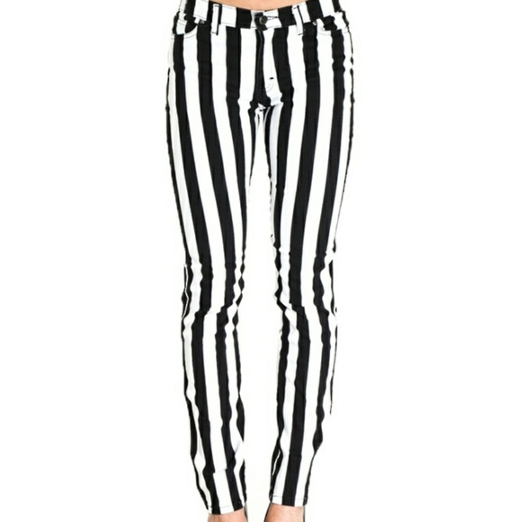 Tripp nyc Denim - Nasty Gal striped skinny jeans pants
